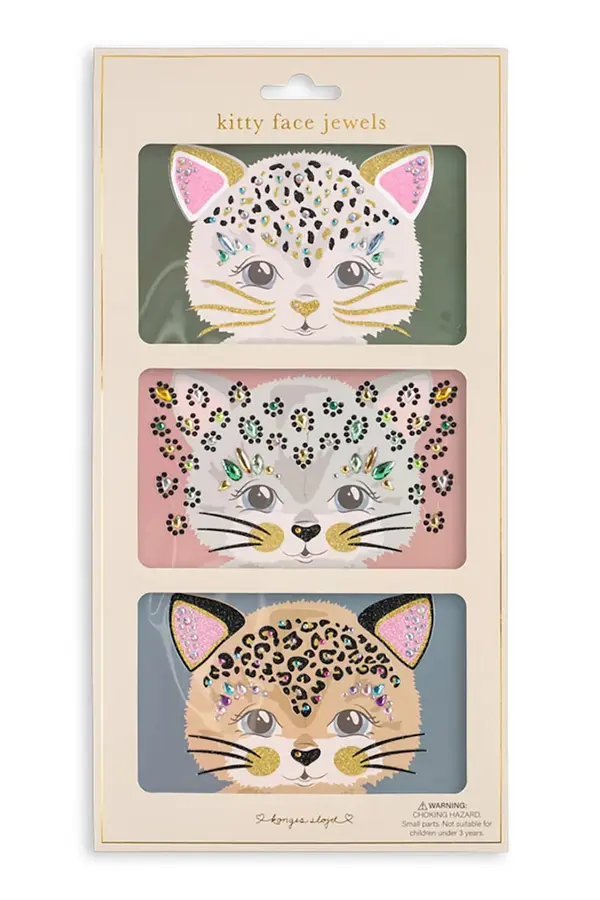 Konges Sløjd Naljepnice za lice Konges Sløjd KITTY FACE JEWELS