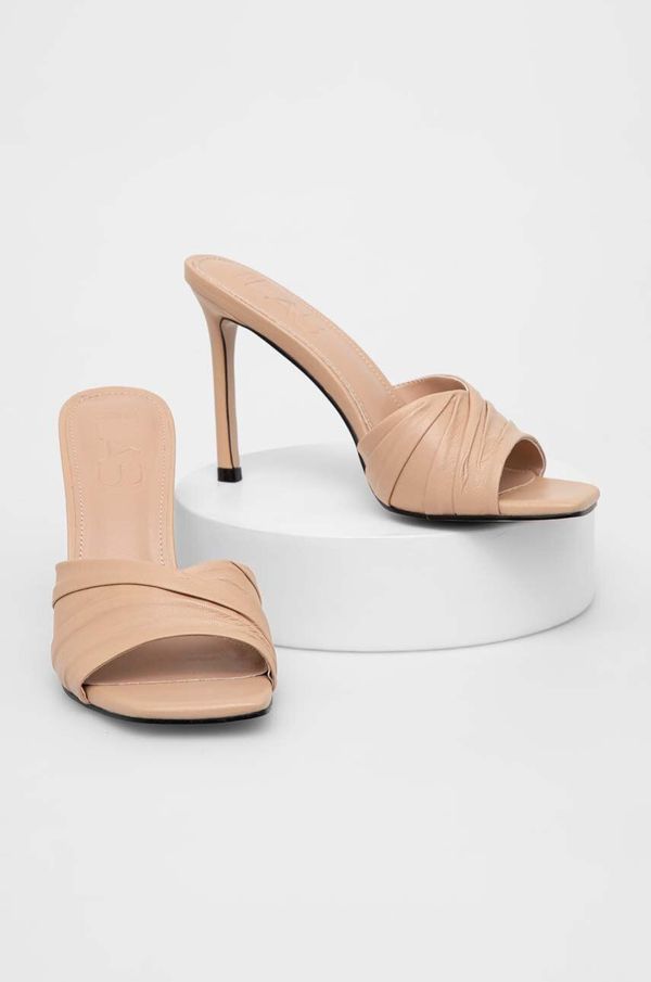 Answear Lab Natikače Answear Lab za žene, boja: bež, s tankom potpeticom