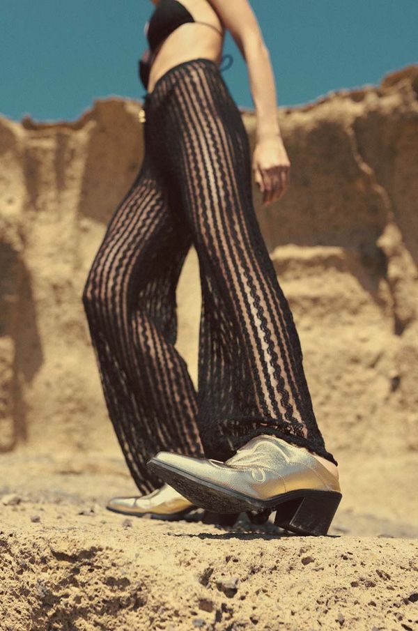 Answear Lab Natikače Answear Lab za žene, boja: zlatna, s debelom potpeticom