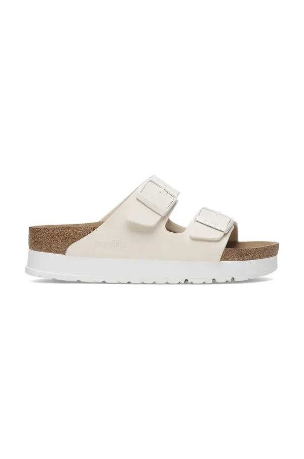 Birkenstock Natikače Birkenstock Arizona Flex Platform Birkenstock x Papillio za žene, boja: bež, s platformom, 1029127