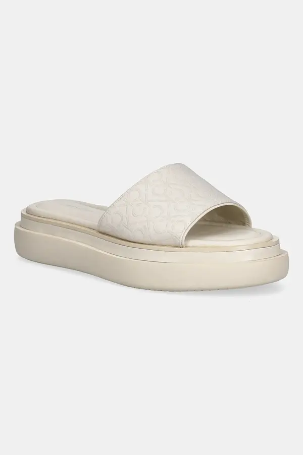 Calvin Klein Natikače Calvin Klein FLATFORM SLIDE - JACQ