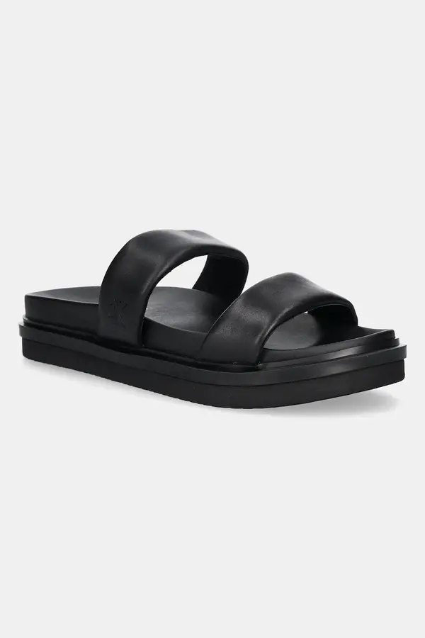 Calvin Klein Jeans Natikače Calvin Klein Jeans FLAT MOLDED DOUBLEBAR SANDAL LTH