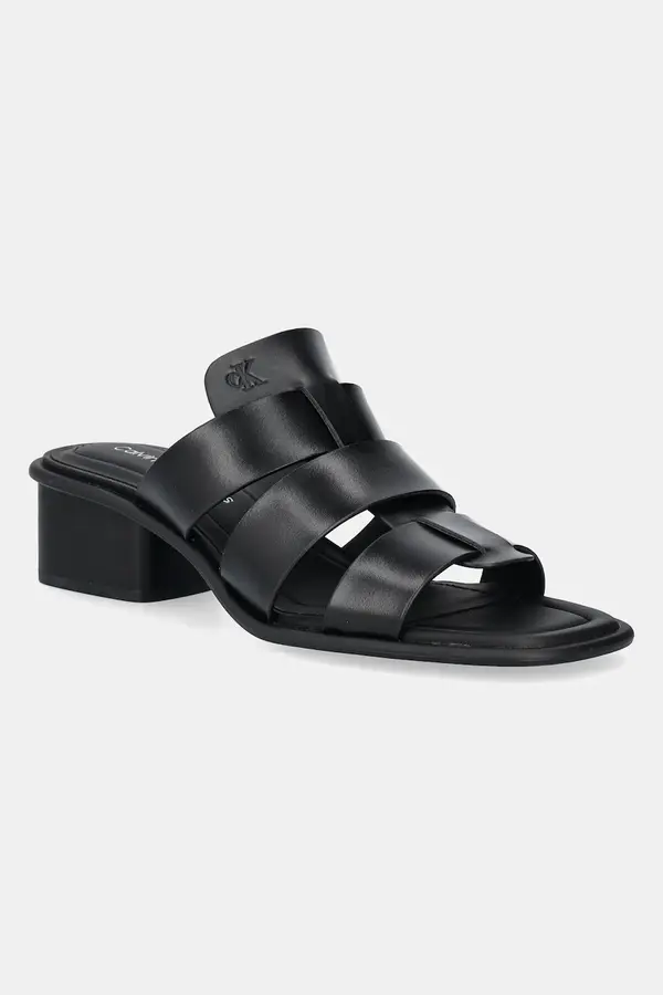 Calvin Klein Jeans Natikače Calvin Klein Jeans HEEL SQUARE MG LTH