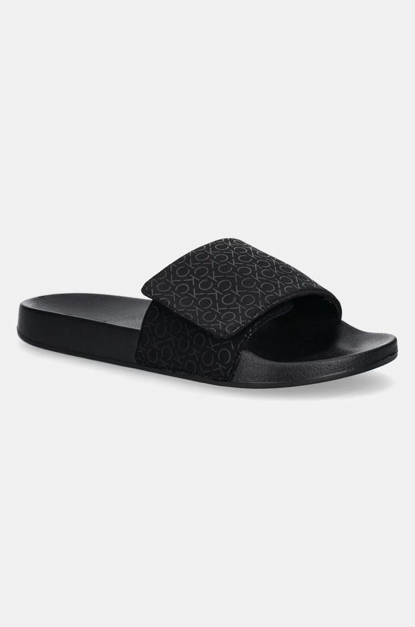 Calvin Klein Natikače Calvin Klein POOL SLIDE MONO za muškarce, boja: crna, HM0HM01671