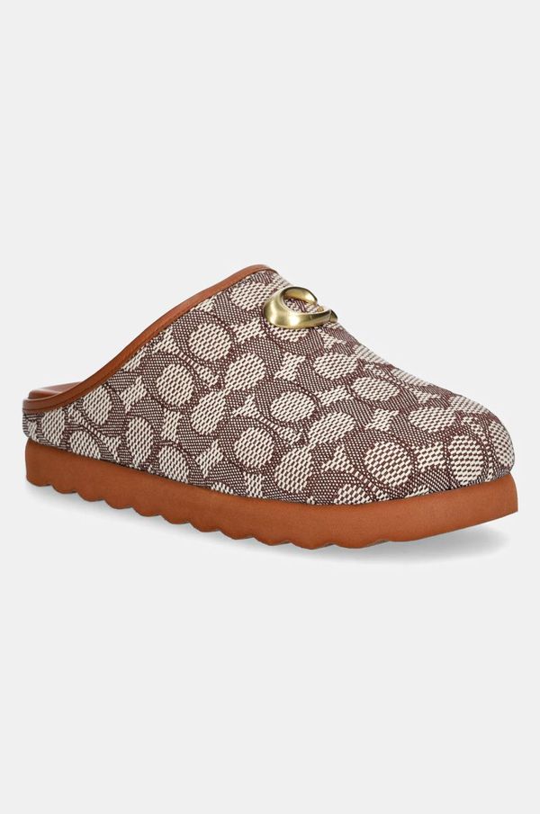 Coach Natikače Coach Hadley za žene, boja: smeđa, s platformom, CN115