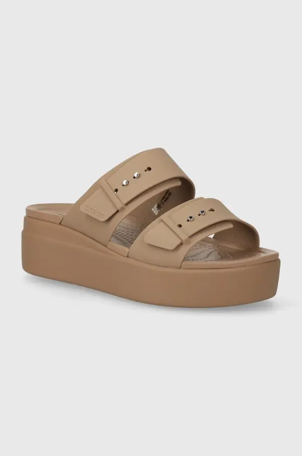 Crocs Natikače Crocs Brooklyn Low Wedge Sandal