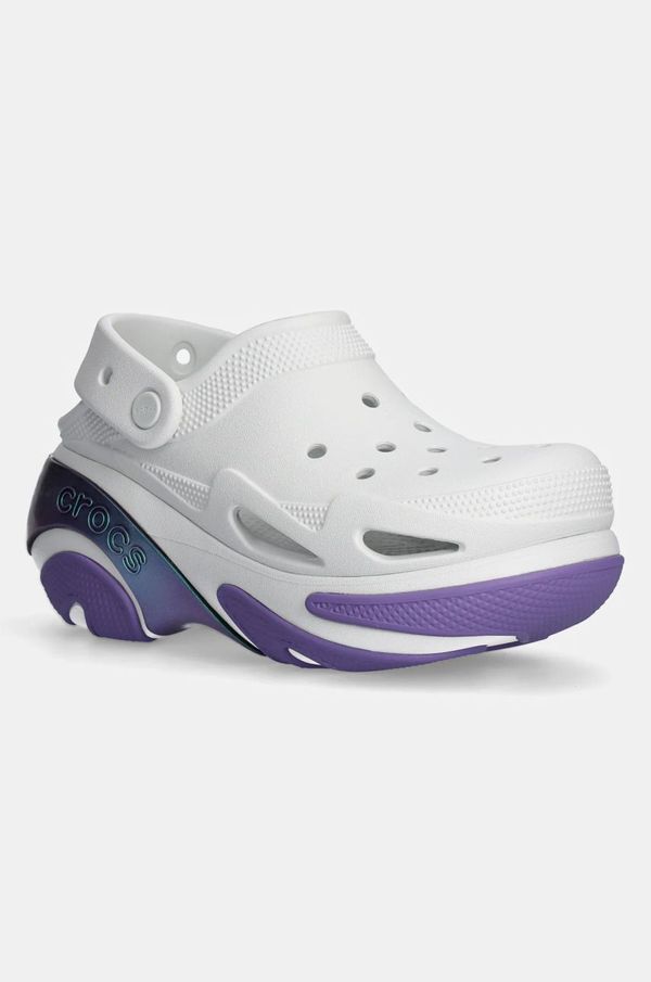 Crocs Natikače Crocs Bubble Crush Reflector Clog za žene, boja: bijela, s platformom, 210743