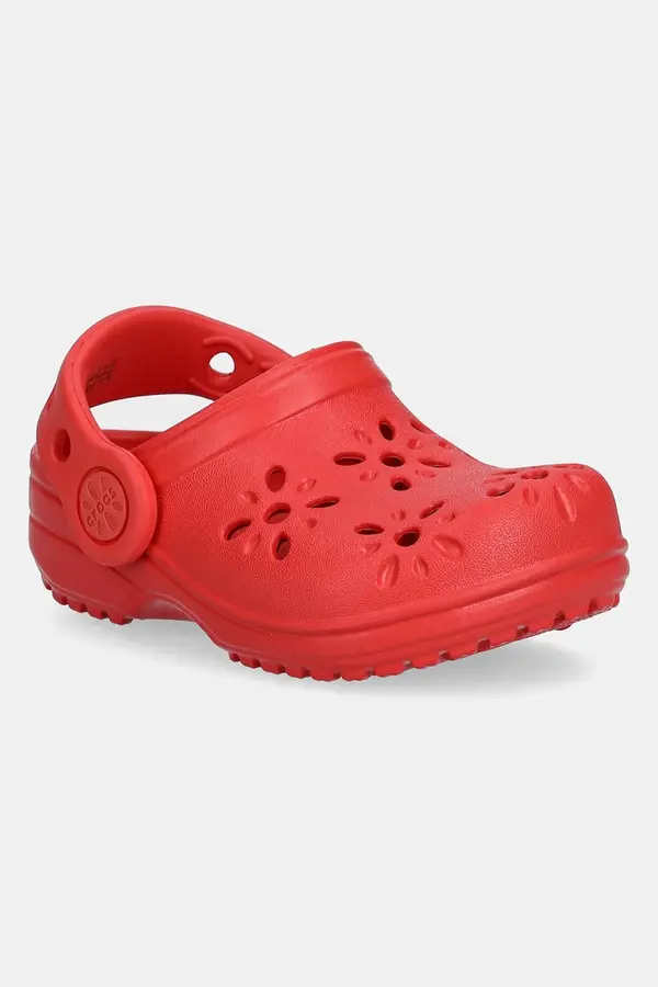 Crocs Natikače Crocs CLASSIC FLORAL CUT OUT CLOG KIDS