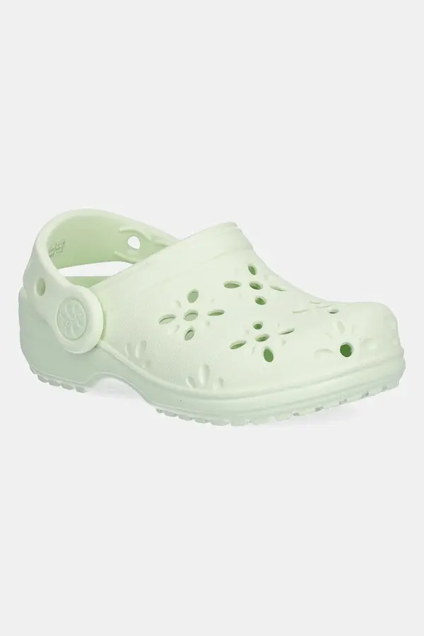 Crocs Natikače Crocs CLASSIC FLORAL CUT OUT CLOG KIDS