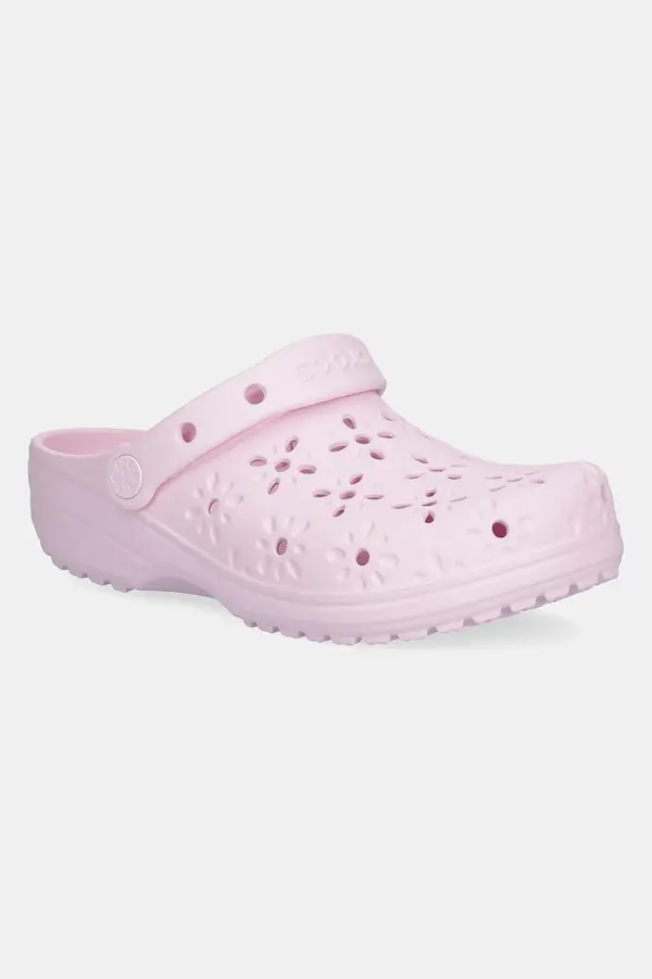 Crocs Natikače Crocs Classic Floral Cut Out Clog