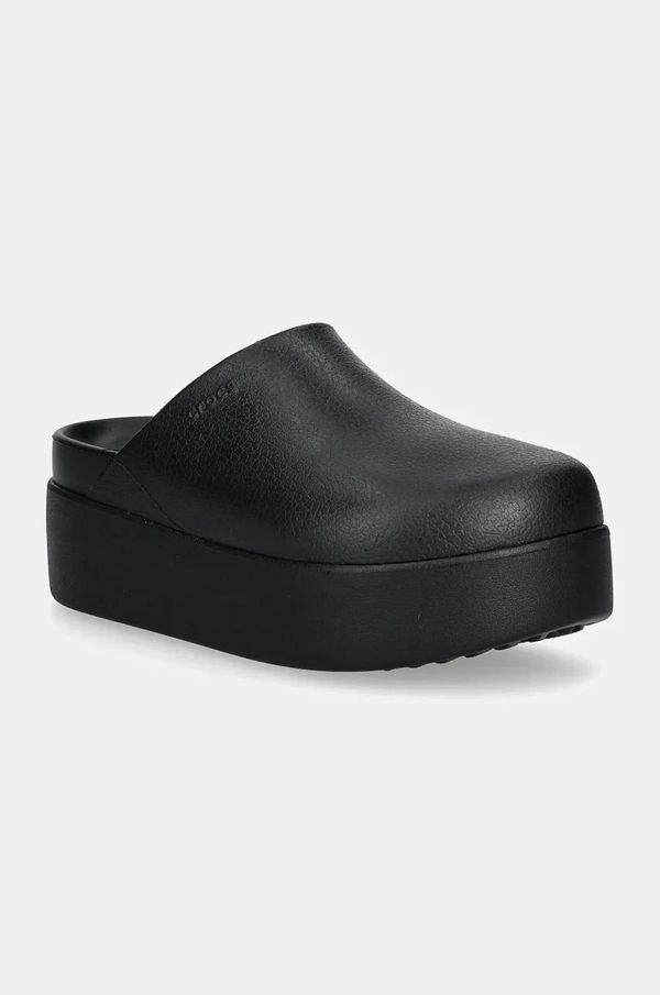 Crocs Natikače Crocs Dylan Platform Clog za žene, boja: crna, s platformom, 209869