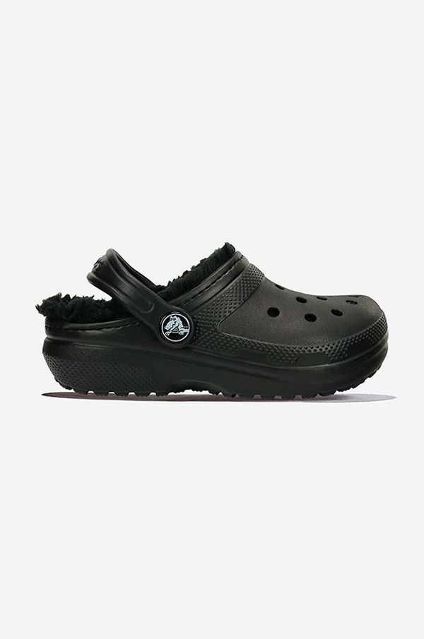 Crocs Natikače Crocs Lined za žene, boja: crna, 207010.BLACK-black