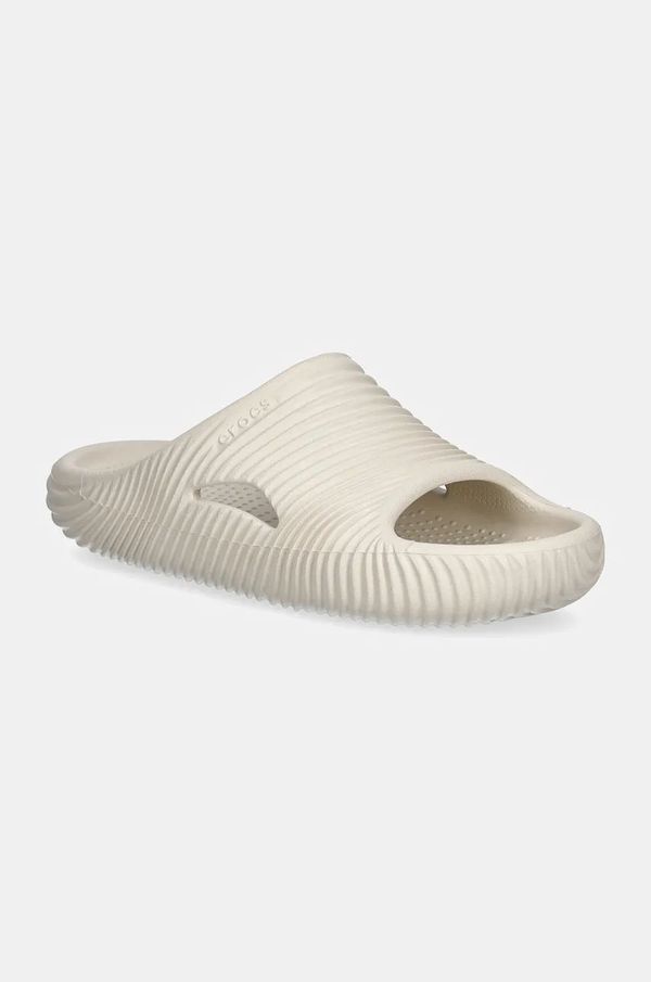 Crocs Natikače Crocs Mellow Tide Recovery Slide boja: bež, 210333