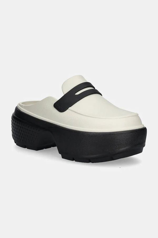Crocs Natikače Crocs Stomp Loafer Clog za žene, boja: bež, s platformom, 209937