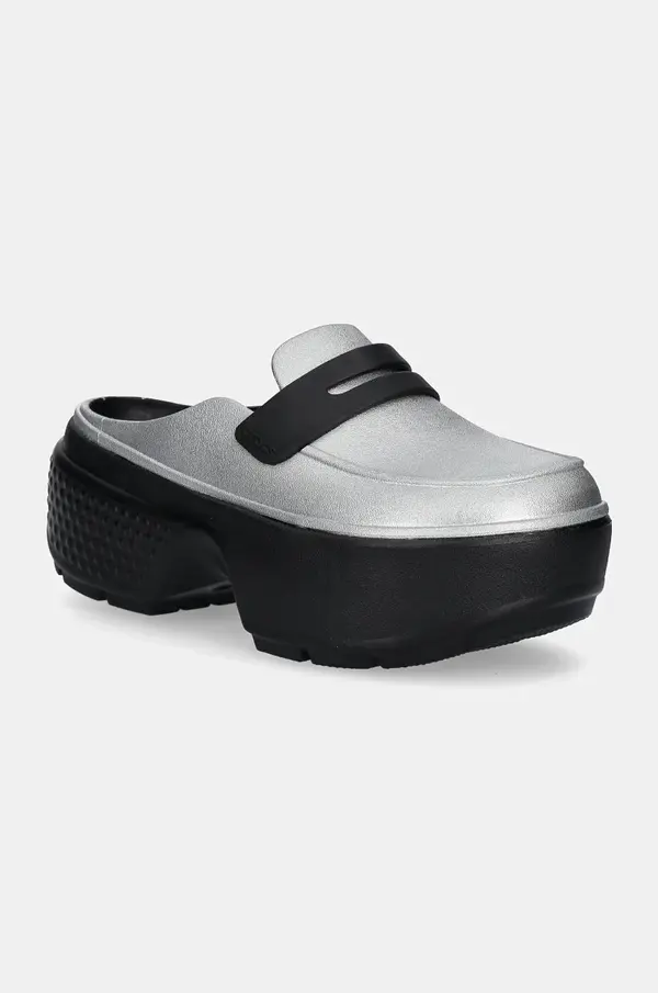 Crocs Natikače Crocs Stomp Metallic Loafer Clog