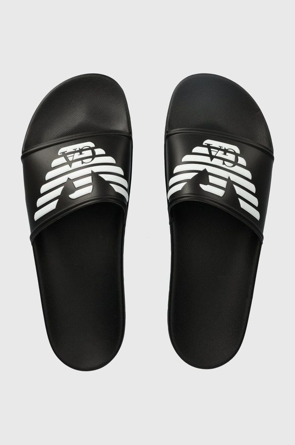 Emporio Armani Underwear Natikače Emporio Armani Underwear boja: crna, XVPS08 XN747 A120