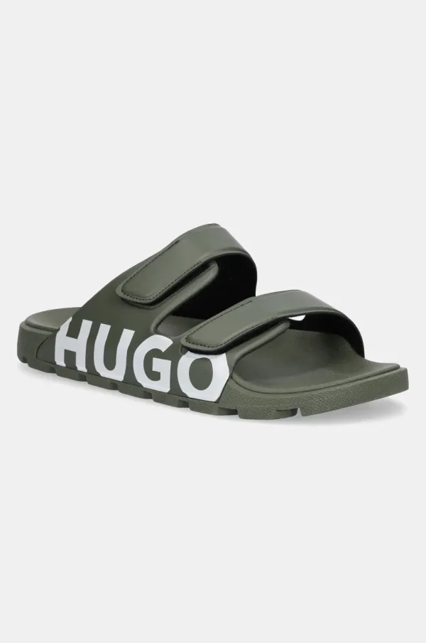 HUGO Natikače HUGO Evander za muškarce, boja: zelena, 50542042