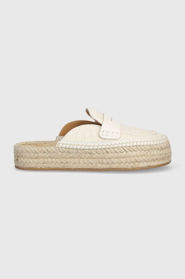 JW Anderson Natikače JW Anderson Loafer Espadrillas za žene, boja: bež, s platformom, ANW42005C