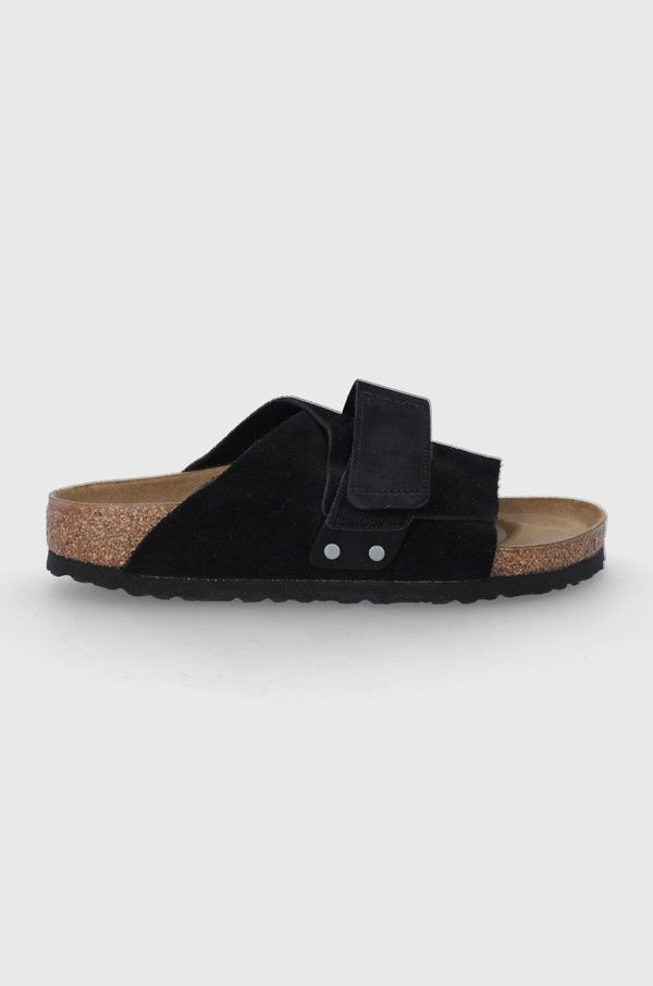 Birkenstock Natikače od brušene kože Birkenstock Kyoto za žene, boja: crna