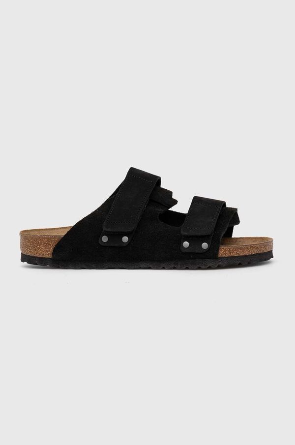 Birkenstock Natikače od brušene kože Birkenstock Uji za žene, boja: crna, 1024810
