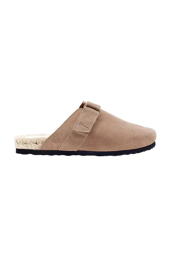 Manebi Natikače od brušene kože Manebi Hamptons Clog Mules