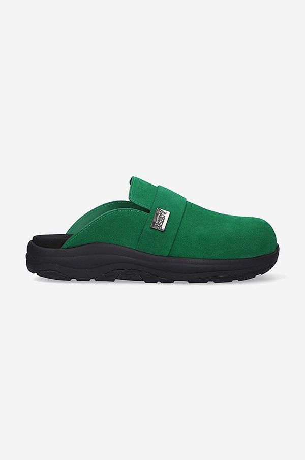 Suicoke Natikače od brušene kože Suicoke x Tom Wood Makö Suede 316STW.STW za muškarce, boja: zelena, 316STW.STW-GREEN
