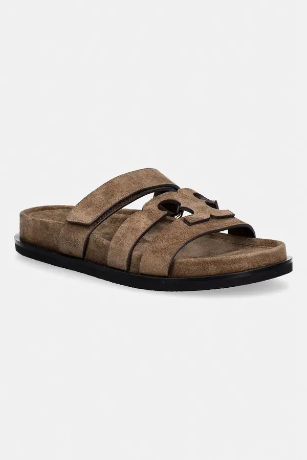 Tory Burch Natikače od brušene kože Tory Burch Ines Sport Slide