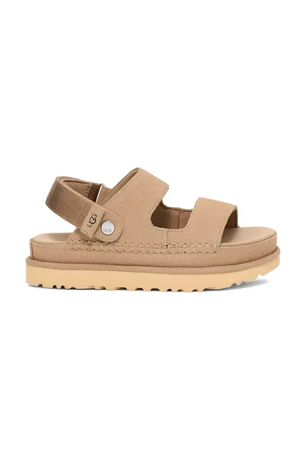 UGG Natikače od brušene kože UGG Goldenstar Glide