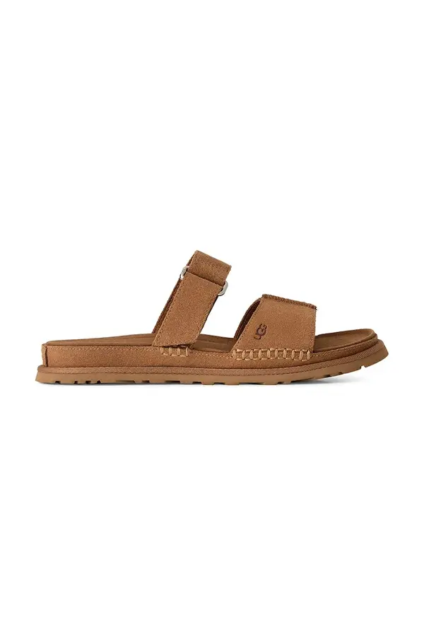 UGG Natikače od brušene kože UGG W Goldengaze Slide