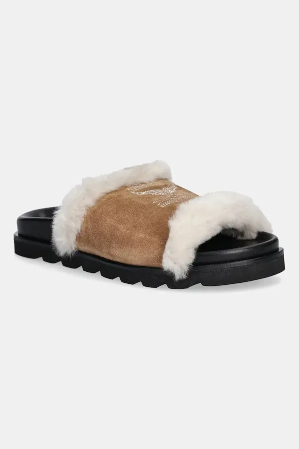 Zadig&Voltaire Natikače od brušene kože ZADIG&VOLTAIRE Teddy