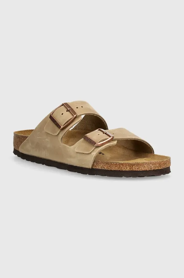 Birkenstock Natikače od nubuk kože Birkenstock Arizona