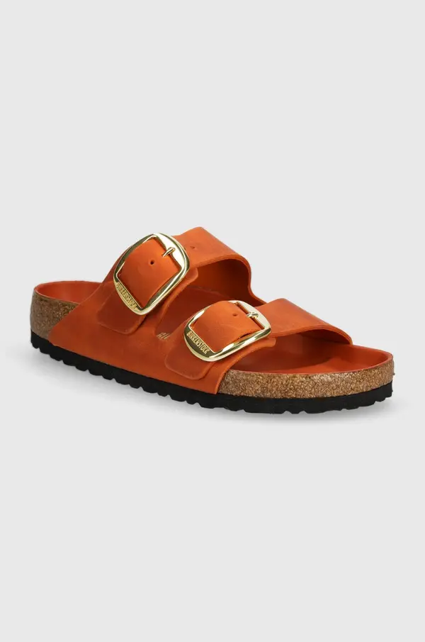 Birkenstock Natikače od nubuk kože Birkenstock Arizona Big Buckle