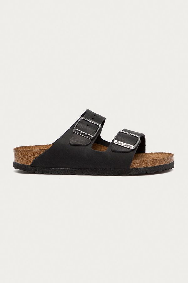 Birkenstock Natikače od nubuk kože Birkenstock Arizona boja: crna, 552113