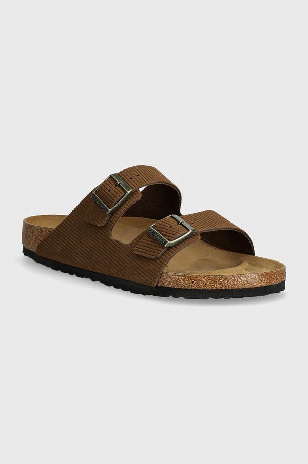 Birkenstock Natikače od nubuk kože Birkenstock Arizona boja: smeđa, 1028280