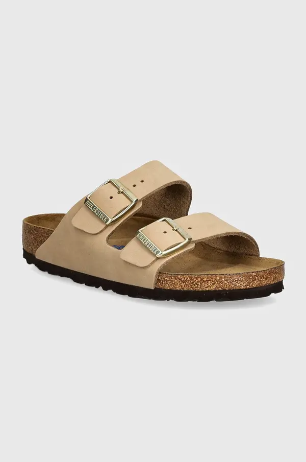 Birkenstock Natikače od nubuk kože Birkenstock Arizona SFB