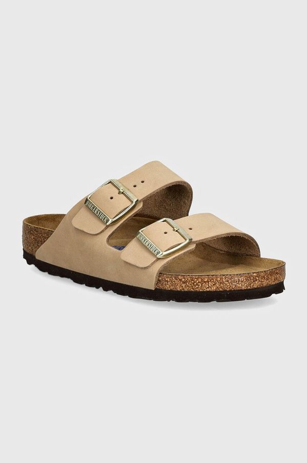 Birkenstock Natikače od nubuk kože Birkenstock Arizona SFB boja: bež, 1019013