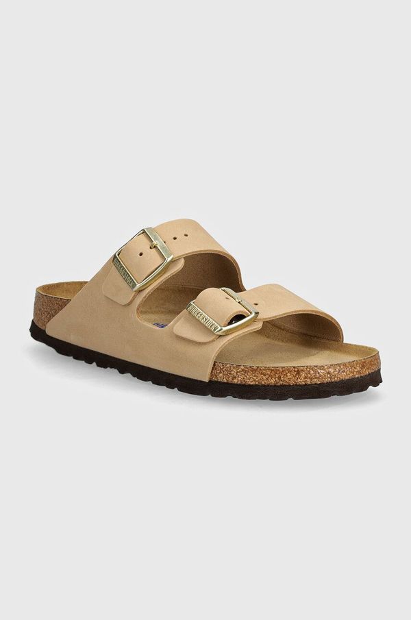 Birkenstock Natikače od nubuk kože Birkenstock Arizona SFB boja: bež, 1019016