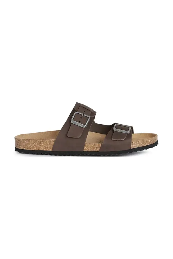 Geox Natikače od nubuk kože Geox U SANDAL GHITA