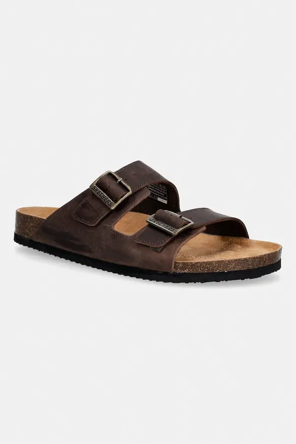Skechers Natikače od nubuk kože Skechers AIDAN