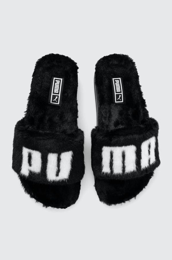 Puma Natikače Puma Leadcat 2.0 Fuzz za žene, boja: crna