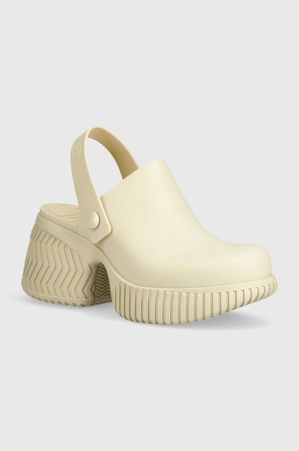 Sorel Natikače Sorel ONA STREETWORKS CLOG HEE za žene, boja: bež, s debelom potpeticom, 2069871292