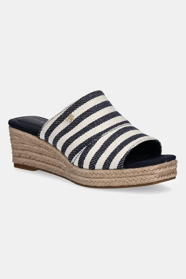Tommy Hilfiger Natikače Tommy Hilfiger NAUTICAL STRIPES ESPADRILLE MULE