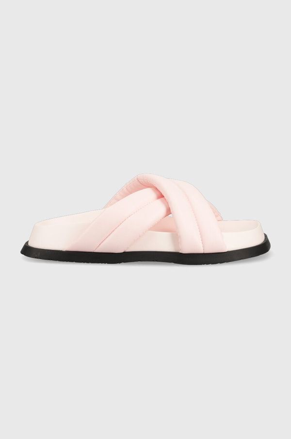 Tommy Jeans Natikače Tommy Jeans FANCY PADDED SANDAL za žene, boja: ružičasta, EN0EN02175
