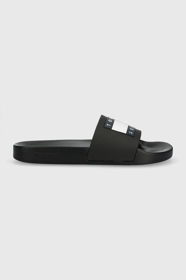 Tommy Jeans Natikače Tommy Jeans POOL SLIDE ESS za muškarce, boja: crna, EM0EM01191