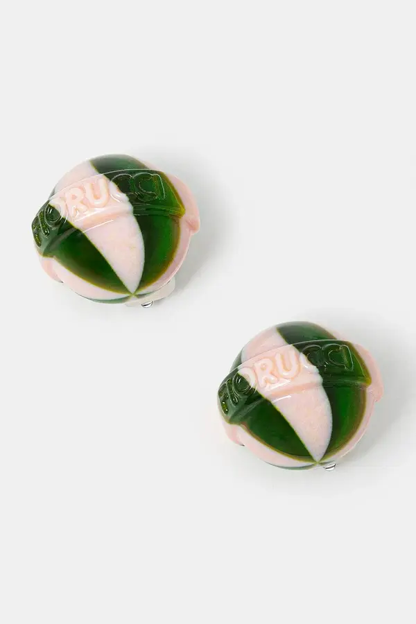 Fiorucci Naušnice Fiorucci Striped Mini Lollipop