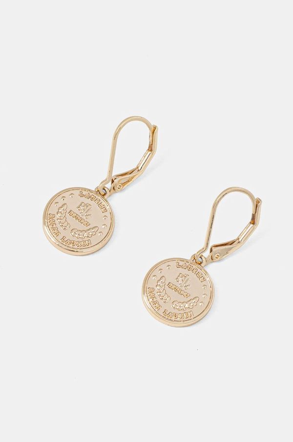 Lauren Ralph Lauren Naušnice Lauren Ralph Lauren PE COIN LOGO DROP 14G00840