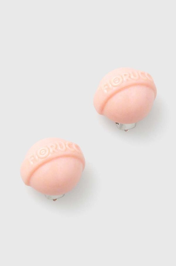 Fiorucci Naušnice na klipse Fiorucci Pink Mini Lollipop Earrings U01FPAJE145PT01PN02