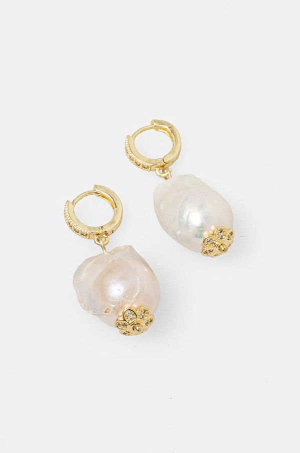 Answear Lab Naušnice s kultiviranim biserom, ručni rad Answear Lab