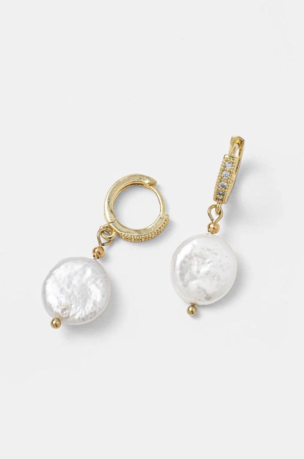 Answear Lab Naušnice s kultiviranim biserom, ručni rad Answear Lab