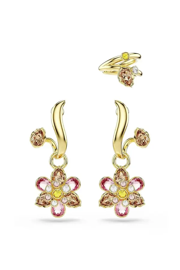 Swarovski Naušnice Swarovski IDYLLIA 3-pack